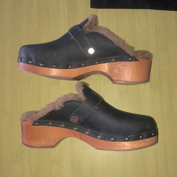 RE/DONE 70s clogs with shearling lining NIB - Picture 7 of 10